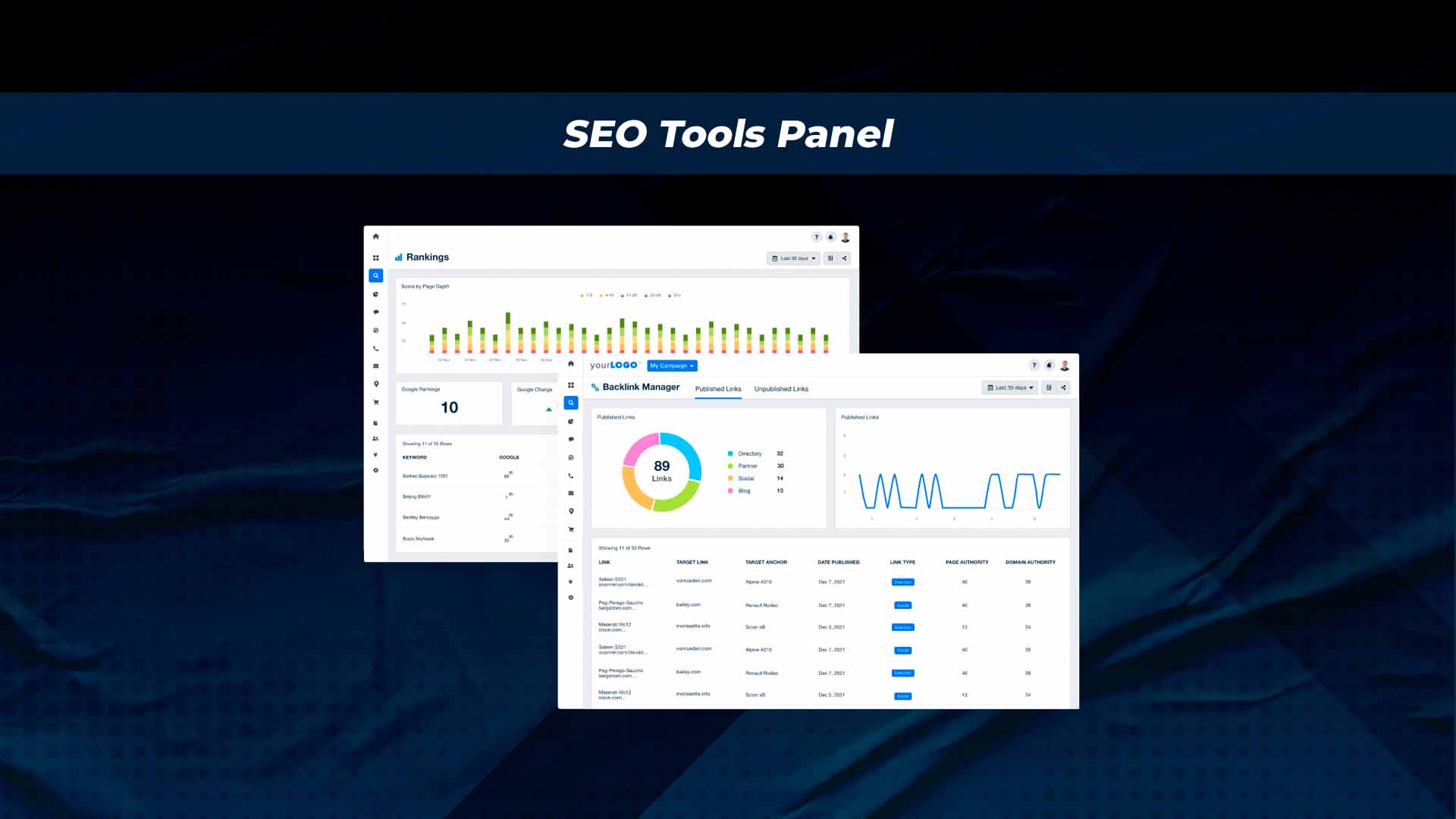 SEO Tools Panel 